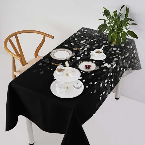 Nappe de pique-nique et camping 140x140 cm bicolore à paillettes - 2