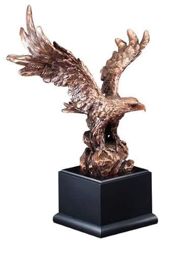 Same Day Awards Freedom Bronze Premium Eagle Trophy (11.5 Inches) - Personalize/Customize W/Engraving #TOP5