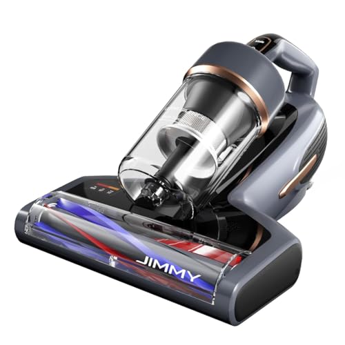 Jimmy BX7 Pro Max Aspirateur Anti-acariens 700W, aspirateur de lit avec lumière UV-C, 65 ℃ et Chauffage au graphène, capteur de poussière, Fonction ions négatifs,...