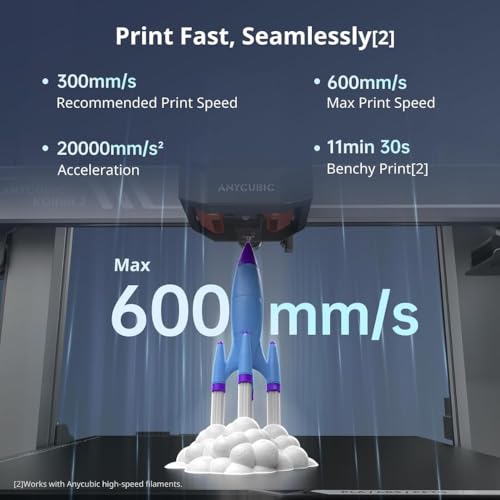 Image of 3IDEA Kobra 3 Combo 3D Printer, Multi Color 3D Printer Up to 4 Stunning Rainbow Colors, Nozzle Clog Detection, Dry Printing and Filament Backup, Max High Speed 600mm /s, Size 250x250x260mm