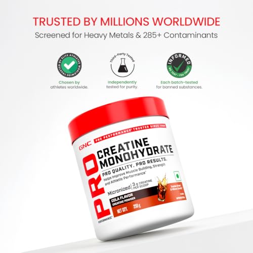Image of GNC Creatine Monohydrate PRO Performance Powder | 3g, Micronized | 250g