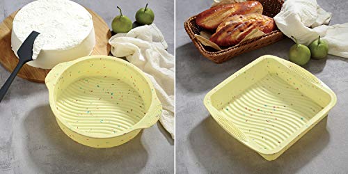 46Pcs Silicone Bakeware Set Silicone Cake Molds Set For Baking, Including Baking Pan, Cake Mold, Cake Pan, Toast Mold, Muffin Pan, Donut Pan, And Cupcake Mold Silicone Baking Cups Set #TOP1