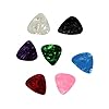 rongweiwang 10 stks 0.46mm Ukulele Gitaar Picks Kleur Gitaar Picks Hartvorm Willekeurige Kleur