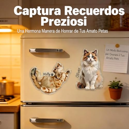 Imán Personalizado para Refrigerador con Foto de Mascota miniatura 2
