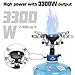 Widesea Backpacking Stove 3300W Camping Stove Portable Gas Burner with Iginitor Mini Ultralight Hiking Gear Outdoor Equipment