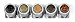 Kamenstein 5-Canister Magnetic-Strip Spice Rack