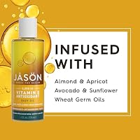 JASON Vitamin E 5,000 IU Moisturizing Body Oil, For Hair, Face, and Body, 4 Fluid Ounces — image 4