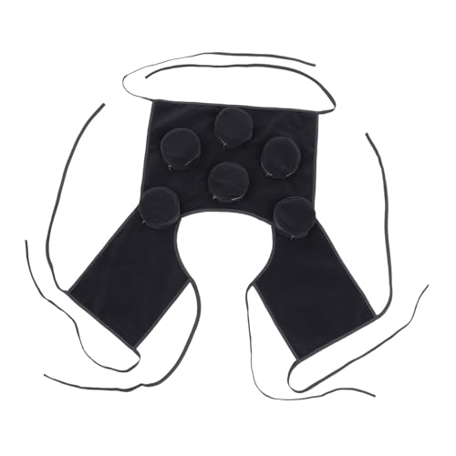 BCOATH Moxa Box Cover Moxibustion Tool Smokeless Moxibustion Clothing Comfortable Black for Outdoor