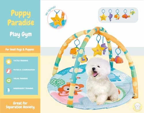 Puppy Play Gym - Interactive Activity Mat for Dogs & Cats
