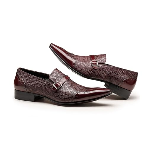 Men Alligator Crocodile Print Oxfords Dress Shoes Business Casual Cap Toe Wingtip Formal Derby Shoes Wedding Prom Tuxedo Shoes Loafers2