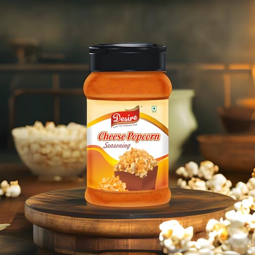 Image of Desire Cheese Popcorn Seasoning Powder, 400g | Ideal for Popcorn, Nachos, Pasta, Pizza & French Fries | A Flavorful Addition to All Your Snacks and Meals