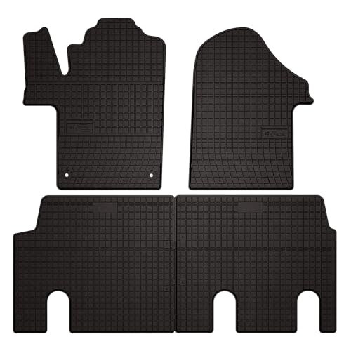 Wielganizator Tapis de Voiture en Caoutchouc sur Mesure, compatibles avec Mercedes Vito W447 (2014-) | Qualité: Premium - Ajustement précis, antidérapants -...