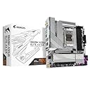 GIGABYTE B650M AORUS ELITE AX ICE Scheda madre - AMD Ryzen serie 9000, VRM a 12+2+2 fasi, fino a 8000 MHz DDR5 (OC), 1xPCIe 5.0 + 1xPCIe 4.0 M.2, LAN 2,5 GbE, WIFI 6E, USB 3.2 Gen 2x2