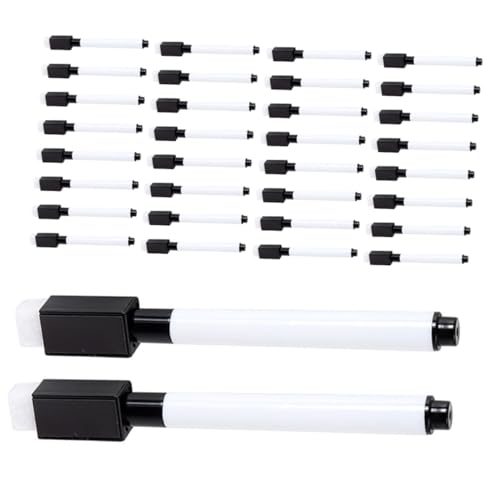 Marqueurs pour tableau blanc solubles à l'eau pour écrire sans traces ni taches