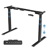 MAIDeSITe Escritorio eléctrico Ajustable en Altura, Mesa para Oficina en casa, Marco de Escritorio de pie de 3 etapas con Motor Dos