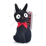 DOUFUZZ Anime Kiki's Delivery Service Black Cat Kawaii Cartoon Jiji Cat Felpa muñecas rellenas para niños 24cm 1pcs
