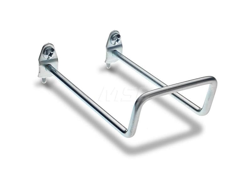 TRITON PRODUCTS 76528 Steel, 80° Bend, 2" Bend Length, 2-3/4" ID, 5" Long Double Closed END Loop PEGBOARD Hook 5-5/8" Projection, 1/4" DIAM