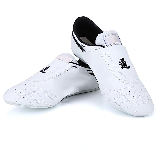 RiToEasysports Chaussures de Taekwondo, Sport Boxe Kung Fu Taichi Chaussures avec Sac de Rangement pour Hommes et Femmes Enfants (43) Chaussures Taekwondo