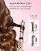 Brightup 5 in 1 High-Speed Hot Air Styler, 1400W Powerful 120000RPM Hair Dryer Brush, Negative Ions Thermal Brush, Cool Shot Button, Curler, Volumizer, Straighter, No Heat Damage, with Travel Bag