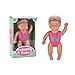 Baby Badepuppe, New Born Baby Badepuppe Schwimmpuppe, Aufziehpuppe Schwimmende Puppe Kinder Wasserspielzeug Babypuppen Ideales Badespielzeug für Baby Jungen Mädchen