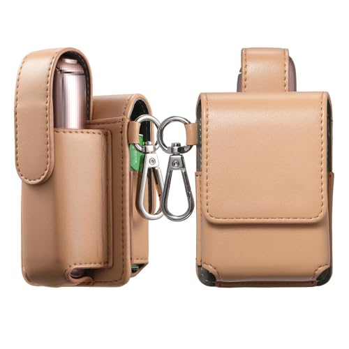 KOOLRIVER�EFor Ploom Aura �P�[�X �J�o�[ �L�����o�X�� �f�j���� PU���U�[ �J���r�i�t�� �^�o�R���[ ���[ �d�q���΂� �d�q�^�o�R �ی�P�[�X(�J�[�L)