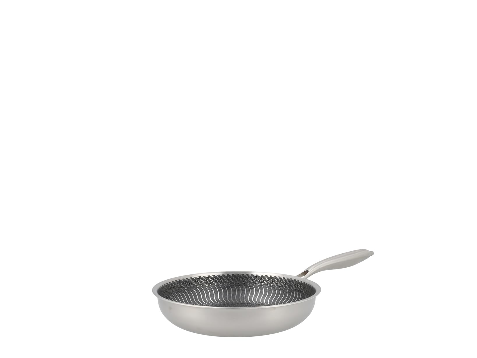 H&H Evolution Aluminum Frying Pan, 2-Layer Stainless Steel, 24 cm Cover