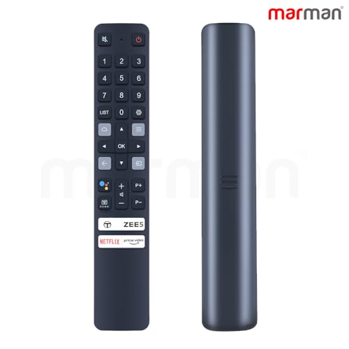 Image of marman Compatible TCL TV Remote Control Smart Original Model RC901V FMR5 Bluetooth Voice Command with YouTube Prime Video Netflix Hot Keys Suitable for Smart 4K Android Television - Pairing Must !