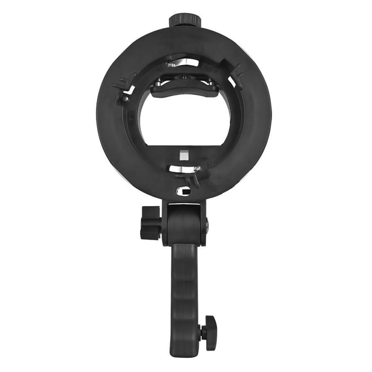 Ausi Soporte de flash tipo S: empuñadura de mano con montura Bowens S para flashes Speedlite, soportes de luz y softboxes.