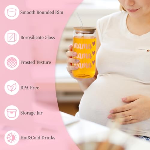 Image of New Mom Care Package After Baby,8pcs New Mom Gifts Set After Birth, First Mothers Day Gifts for New Mom,Pregnancy Gifts for Women and Baby,New Mom to Be Gift Basket