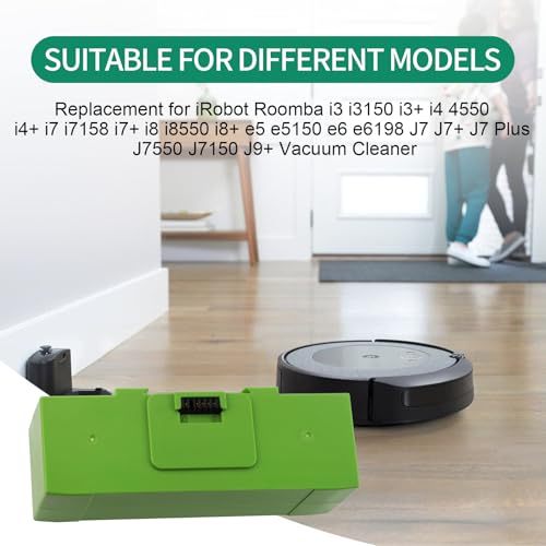Image of Replacement for iRobot ABL-F ABL-D2 ABL-D1 Battery, Compatible with iRobot Roomba j7 j7+ j9 j9+ j8 j8+ Plus j6 j6+ j5 j5+ i8 i8+ i7 i7+ i7 Plus i6 i6+ i5 i4 i4+ i3 i3+ e5 e6 J7550 i7150 Robot Vacuum
