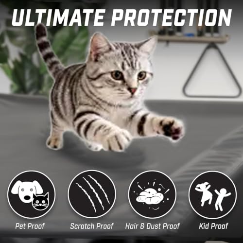 Cubierta de billar resistente para la protección integral de mesas de juego y mueble 6