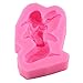 WYD 3d Angel Fairy Silicone Mold Cake Mold Decoration Baking Tools Handmade Soap Chocolate Fudge Molds