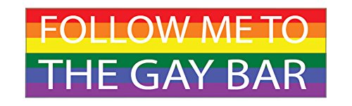 Rogue River Tactical Rainbow Lgbt Large Funny Bumper Sticker Auto Car Decal Truck Rv Boat Window Follow Me To The Gay Bar Lesbian #TOP24