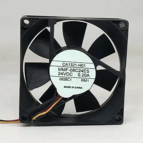 Ventilador 8025 24V de alto flujo disipador de calor silencioso de 80x25mm para chasis