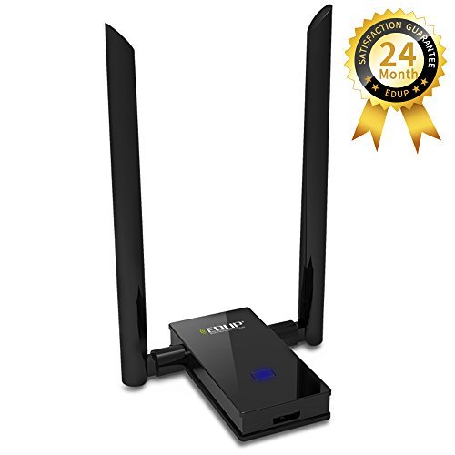 EDUP Wi-Fi Dongle AC1200 Wireless Internet USB Adapter with Dual High Gain Double Antenna -by EDUP