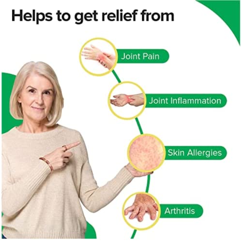 Juccini Copper Bracelet With Thumb Rings For Women ~ Tibetan Healing Copper Bracelet For Arthritis, Joint Pain & Migraine ~ Copper Jewelry For Women & Men (Carved) #TOP3