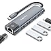 Produktbild VEMONT USB C Hub,5-in-1 Typ C Multiport Adapter mit 3 Ports USB 3.0,RJ45 Gigabit-Ethernet 1000Mbps,100W Power Delivery Ladeanschluss,kompatibel für MacBook Air/Pro Samsung XPS und andere USB-C-Geräte