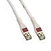 CAT6a Blade Server Patch Cable, Screened, RJ-45, T568B, Stranded, LS0H, 20-ft. (6.0-m), White