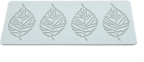 Miniatura 2 de Moldes de silicona de hojas huecas, moldes de chocolate con forma de corazón, geometría, molde de silicona 3D, molde de hojas de caramelo de