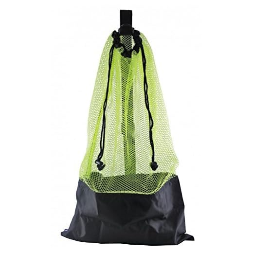 YELLOW SNORKEL BAG! MESH DRAW STRING W/ SHOULDER STRAP