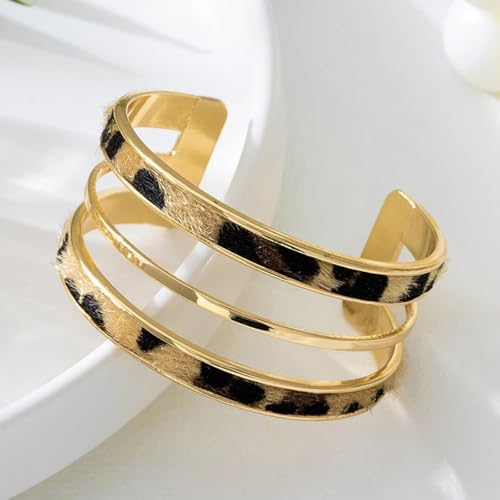 Leopard Print Bangles Bracelet for Women Cheetah Print Dess Leopard Jewelry Gifts for Women Trendy4