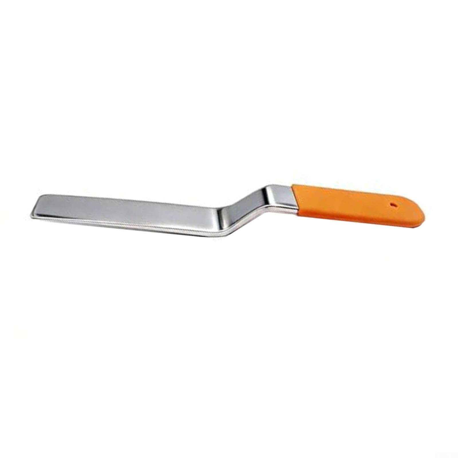 Cuchara de chapa resistente de acero inoxidable de 27 cm con mango ergonómico de reparación