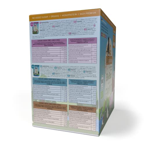 catz finefood Bio Katzenfutter MIX Paket - 6 x 85 g - Nassfutter für Katzen - N° 513, 511, 509, 507, 505 & 503 Ohne Getreide & zugesetzten Zucker (0,51kg)