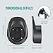 AIMILER EV Charging Cable Holder with Charging Head Bracket Compatible with j1772 Car Accessories Wall Connector, Works for j1772 Car Charger's Head Holder Bracket, Black
