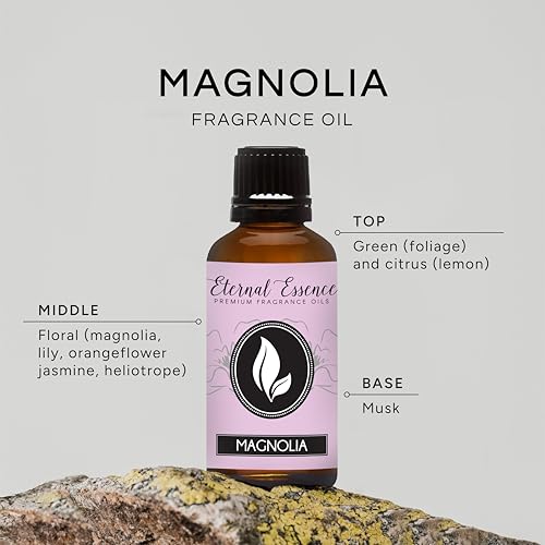 Image of Eternal Essence Oils Magnolia 30ml Premium Fragrance Oil - for Candle, Soap Making, Aromatherapy, Diffusers, Home Care, & Humidifiers