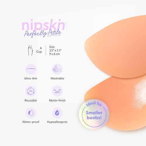 Image of NIPSKIN Silicone Luna & Triangular Nipple Covers - Adhesive, Reusable & Hypoallergenic Breast Covers for Cup A-D+