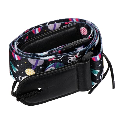 TIKODIDA Correa Ajustable para Ukelele y Guitarra Acústica Diseño de Estrellas Longitud 70-125 CM...