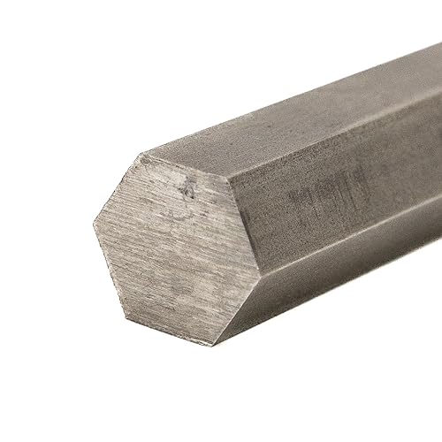 Victor Machinery 12L14 Hexagon Bar, 7/8" Across Flats, 12" Length