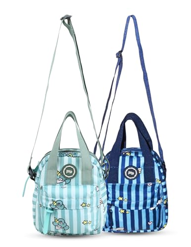 Image of PB Pearlbags Soft Crossbody Shoulder Or Hand Bag or Sling bag Water Resistant Anti Fall Stationery Storage Bag Handbag Clutch Bag Sweet Birthday Gift For 5-10 Years Children Students Girls