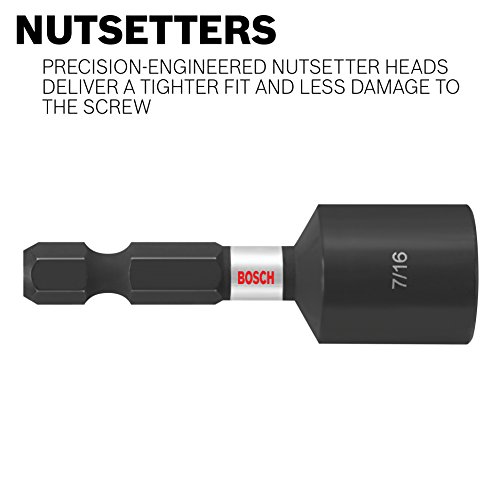 Bosch Ccsnsv17804 4Piece 1-7/8 In. Nutsetters With Clip For Custom Case System #TOP5
